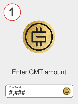 Exchange gmt to eth - Step 1