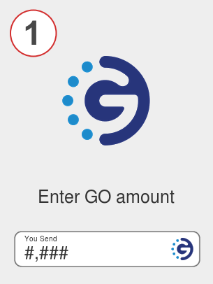 Exchange go to ada - Step 1