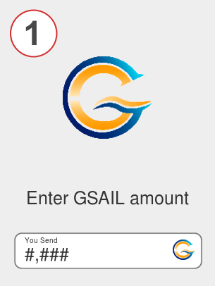 Exchange gsail to btc - Step 1