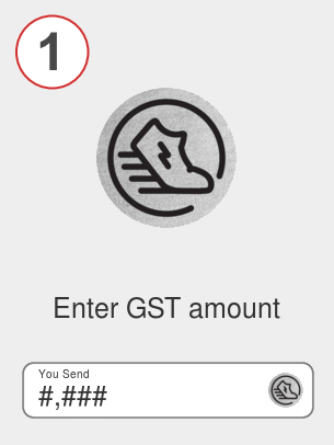 Exchange gst to sol - Step 1