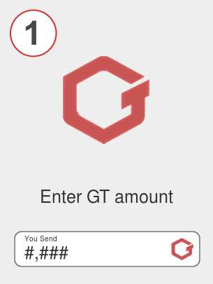 Exchange gt to ethdydx - Step 1