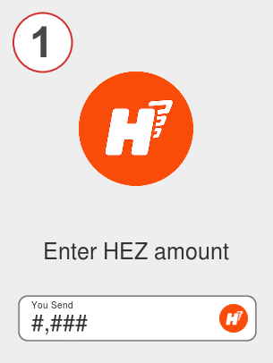 Exchange hez to bnb - Step 1