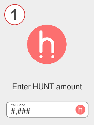 Exchange hunt to matic - Step 1
