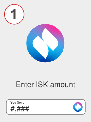 Exchange isk to btc - Step 1