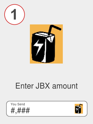 Exchange jbx to btc - Step 1