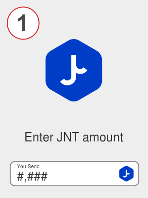 Exchange jnt to xrp - Step 1