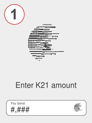 Exchange k21 to ada - Step 1
