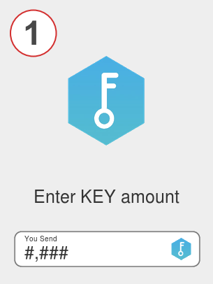 Exchange key to xrp - Step 1