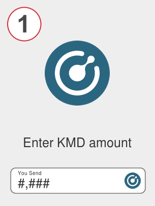 Exchange kmd to sol - Step 1