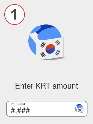 Exchange krt to xrp - Step 1