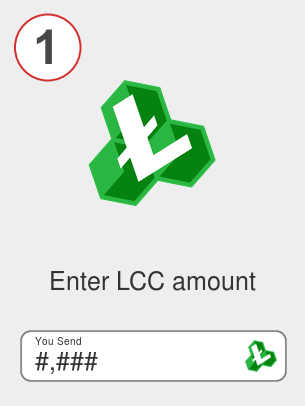 Exchange lcc to dot - Step 1