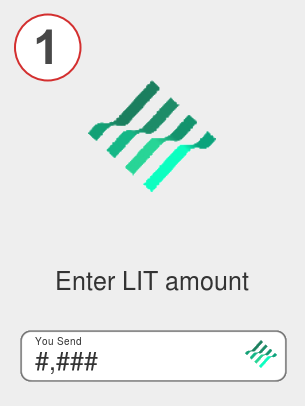 Exchange lit to eth - Step 1