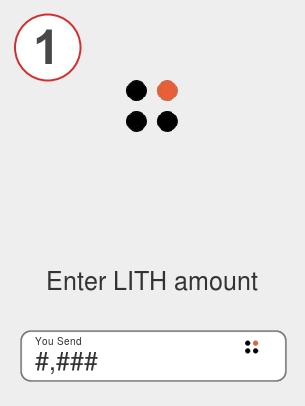 Exchange lith to doge - Step 1