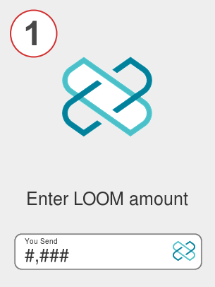 Exchange loom to lunc - Step 1