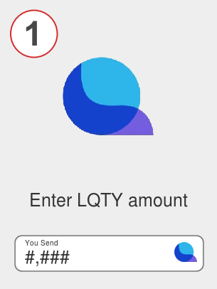 Exchange lqty to ada - Step 1