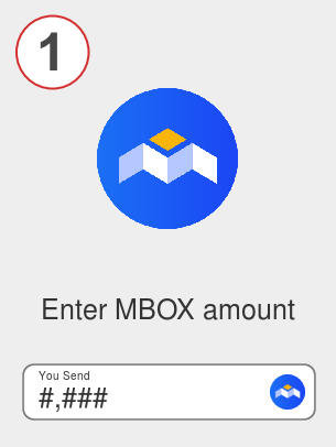 Exchange mbox to btc - Step 1