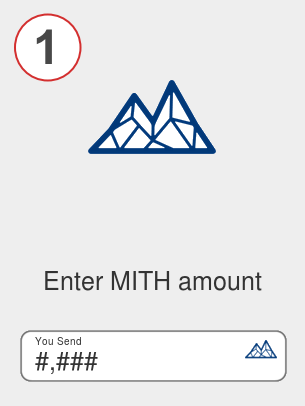 Exchange mith to eth - Step 1
