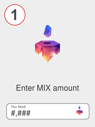 Exchange mix to eth - Step 1