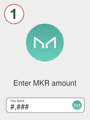 Exchange mkr to bsv - Step 1