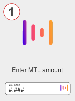 Exchange mtl to eth - Step 1