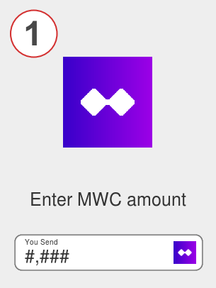 Exchange mwc to btc - Step 1