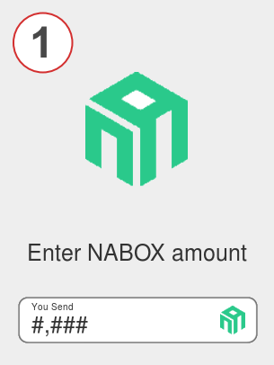 Exchange nabox to btc - Step 1