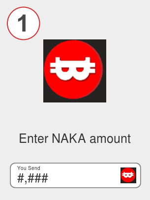 Exchange naka to eth - Step 1