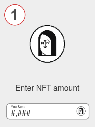 Exchange nft to avax - Step 1
