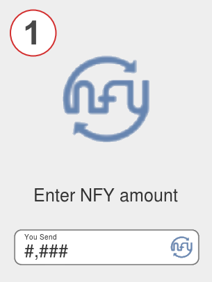 Exchange nfy to btc - Step 1