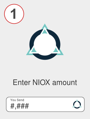 Exchange niox to btc - Step 1