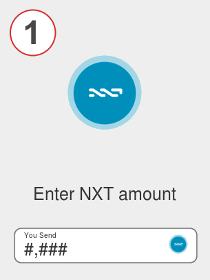 Exchange nxt to btc - Step 1