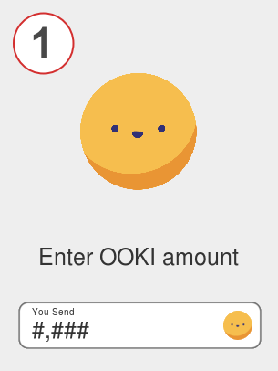 Exchange ooki to busd - Step 1