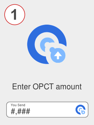 Exchange opct to lunc - Step 1
