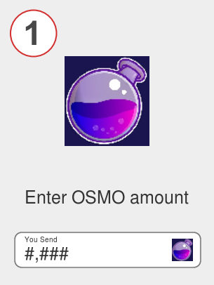 Exchange osmo to dai - Step 1