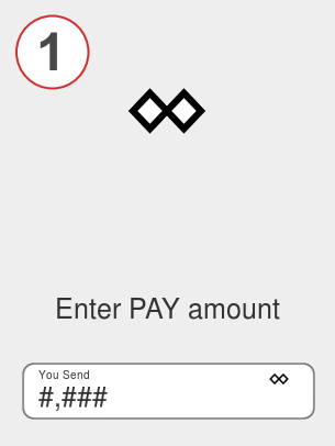 Exchange pay to btc - Step 1
