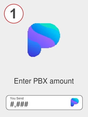 Exchange pbx to btc - Step 1