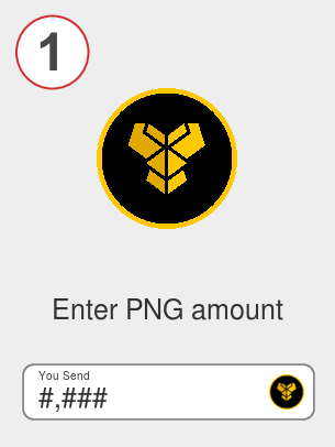 Exchange png to bnb - Step 1