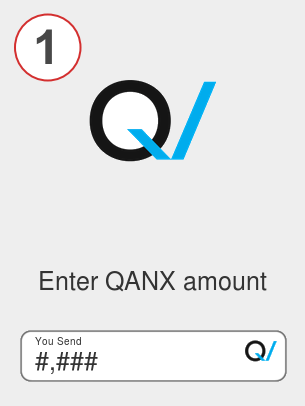 Exchange qanx to btc - Step 1
