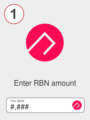 Exchange rbn to bnb - Step 1