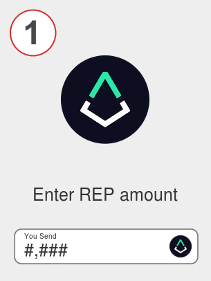 Exchange rep to bnb - Step 1