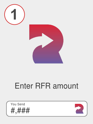 Exchange rfr to eth - Step 1