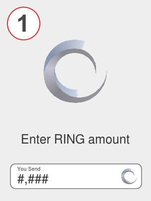 Exchange ring to ada - Step 1