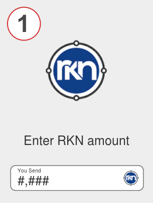 Exchange rkn to btc - Step 1