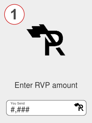 Exchange rvp to xrp - Step 1