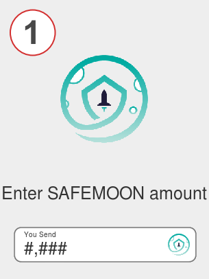 Exchange safemoon to ada - Step 1