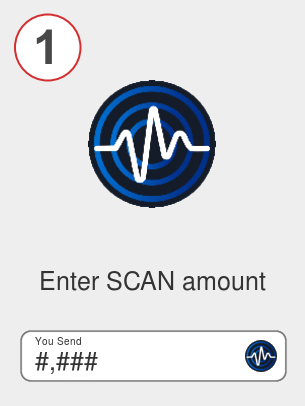 Exchange scan to btc - Step 1