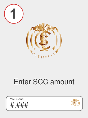 Exchange scc to eth - Step 1