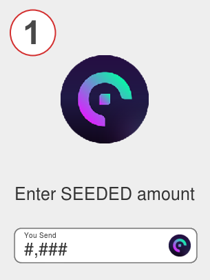 Exchange seeded to btc - Step 1