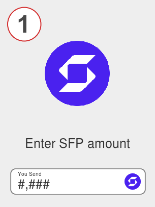 Exchange sfp to xrp - Step 1
