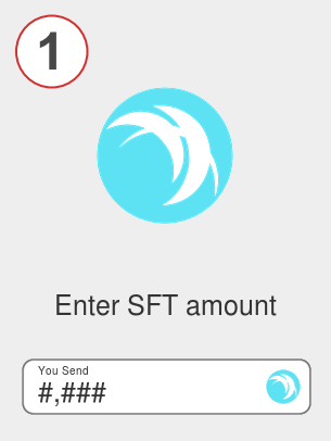 Exchange sft to eth - Step 1
